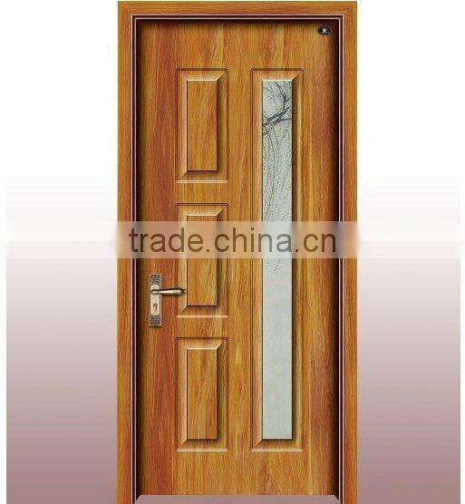 welcomed glass insert wood interior door