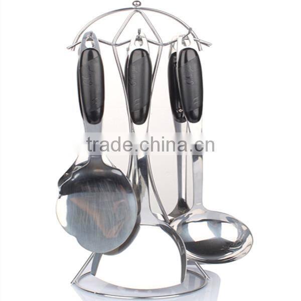 7pcs Stainless steel cookware set,S/S spatula-spoon-scoop set