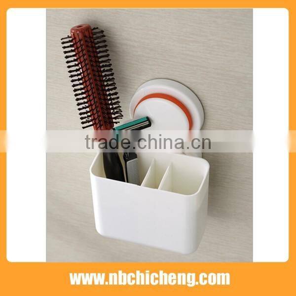 wall mounted storage holder plastic storage basket holder