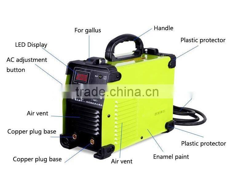 China factory low price portable ac tig zx7-160 inverter welder machine