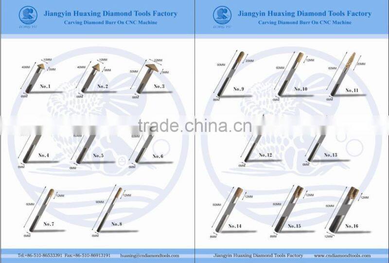 Diamond electric engraving tools / granite engraving tools No.4