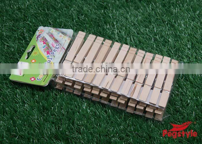 wooden peg art craft Hot sales 8.4cm high quality wooden peg rack