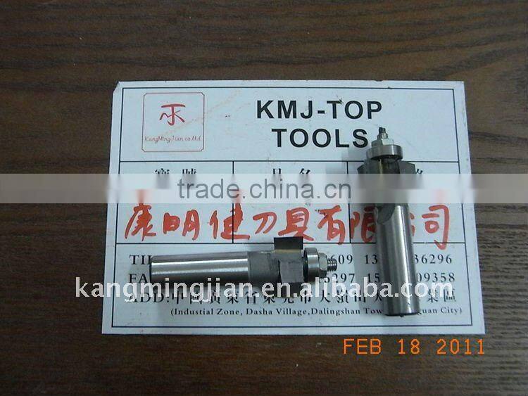 high performance T Type cnc router bit with bearing,woodworking endmills