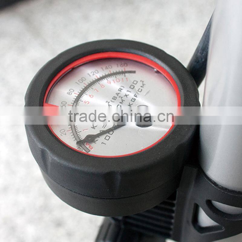 new model heavy duty bicycle Hand Pump with pressure gauge