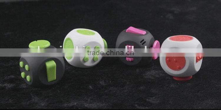2017 newest design trending wholesale 3D magic full color Fidget Cube with high quality