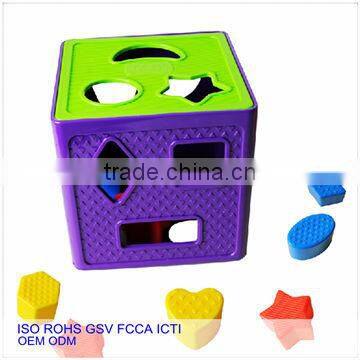 children plastic jigsaw puzzle wiht moonand star , plastic puzzle eductional toys for kids