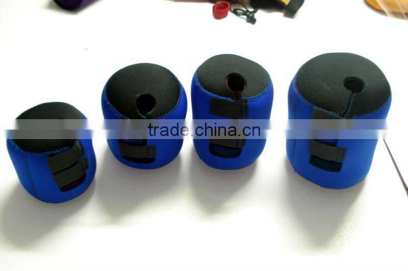 Blue Waterproof Neoprene Sports Fishing Reel Cover Accessories