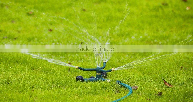 3 Arm metal Rotating Garden Sprinkler irrigation