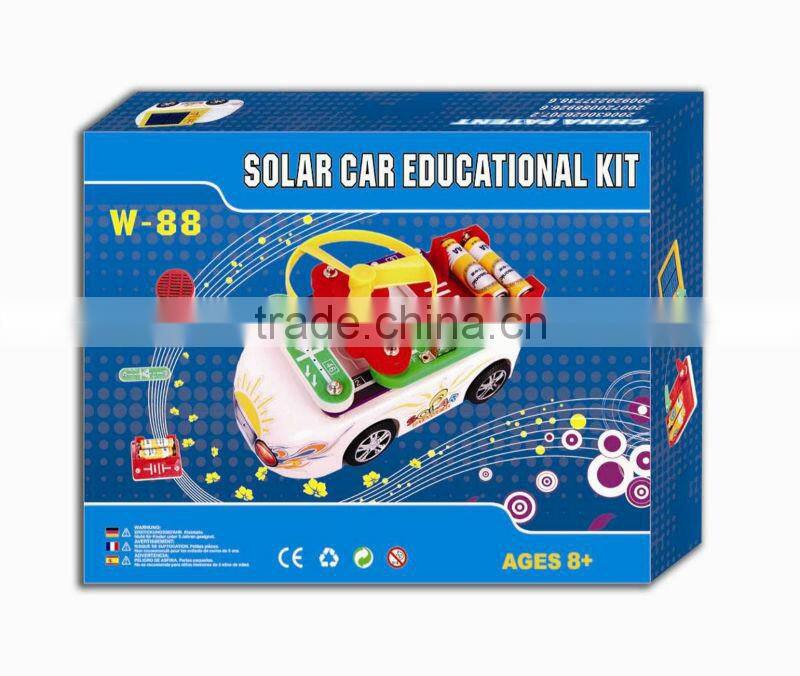 hot&new solar car educational kit plastic solar toys