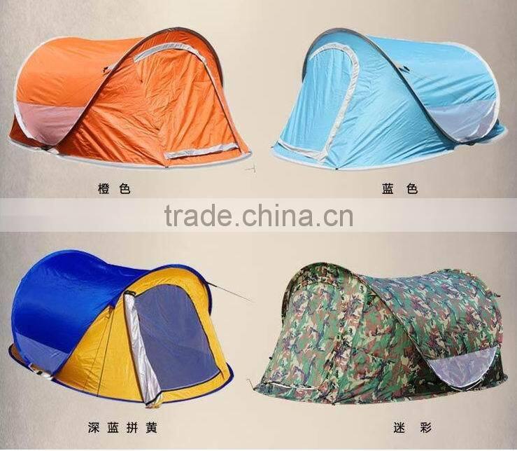 2015 factory hot sale good quality 2 person camping tent/ pop up tent/ outdoor tent