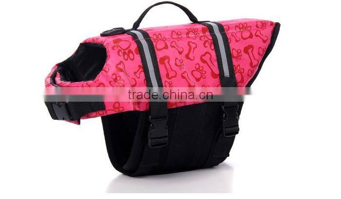 2016 New Outdoor Dogs Safty Life Jackets Swimming Clothes Pet Saver