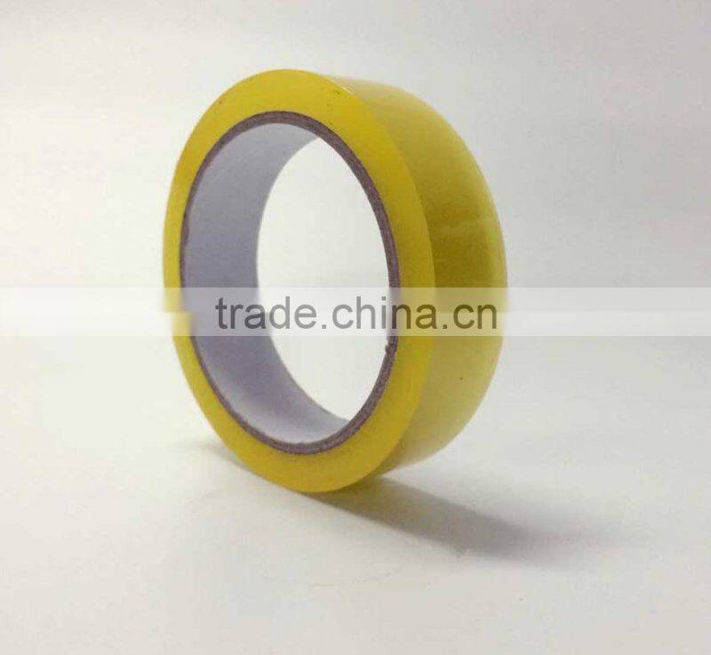 Chinese manufacturier hot sale clear/transparent yellow bopp adhesive packing tape for packing