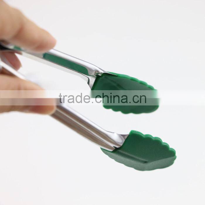 Heat Resistant Silicone Food Tongs Kitchen Tongs ,Silicone Function of food tongs