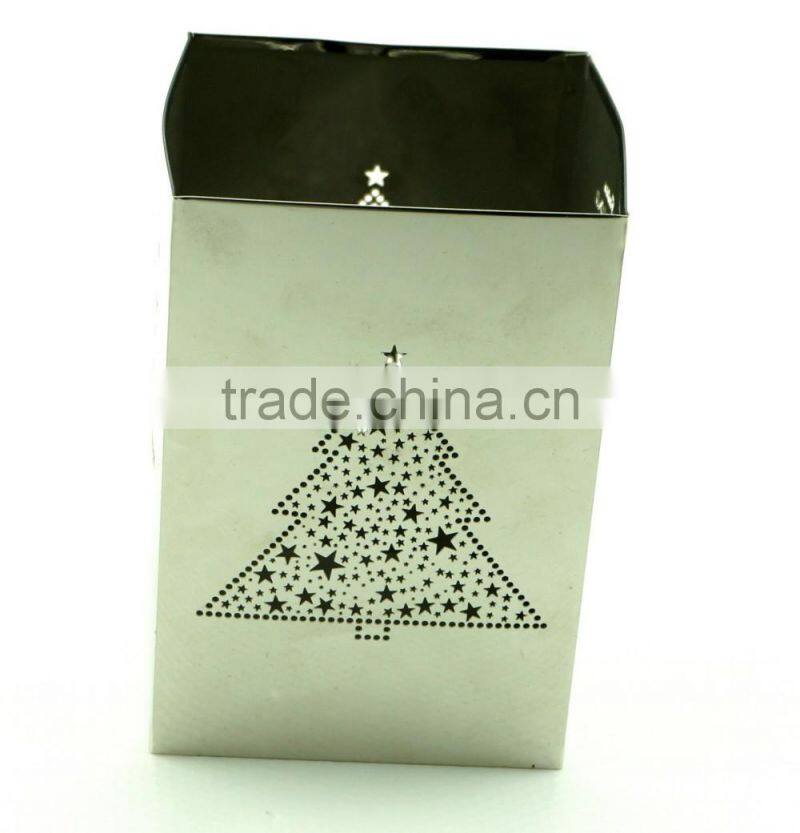 42118 stainless steel candle holder / candle cover