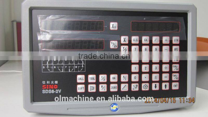 Digital Readout (DRO) with 2 axis, SINO dro, SDS6-2V for lathe, milling, drilling, grinding and boring machine
