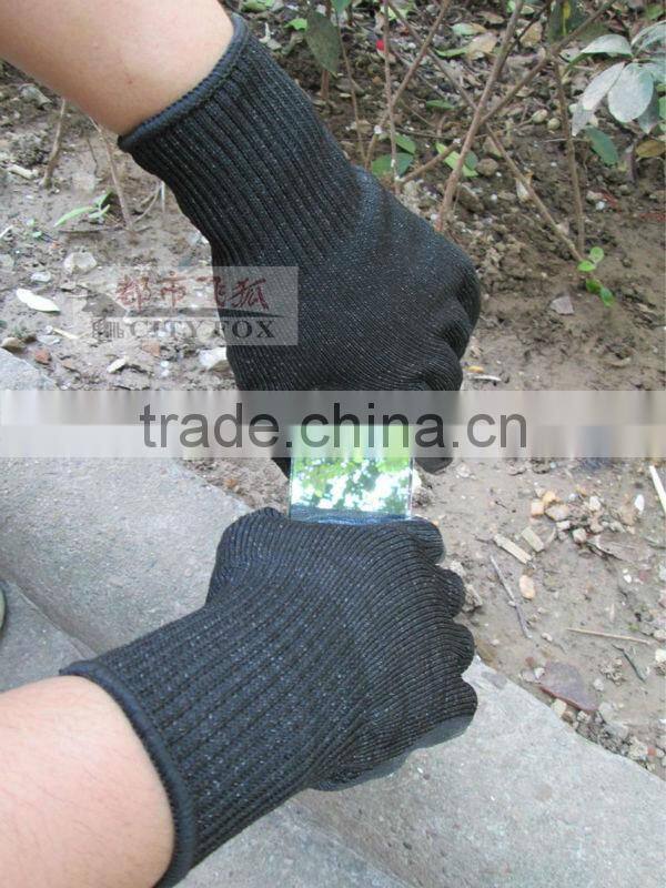wholesale latex coated stainless steel wire knit work glove cheap latex gloves