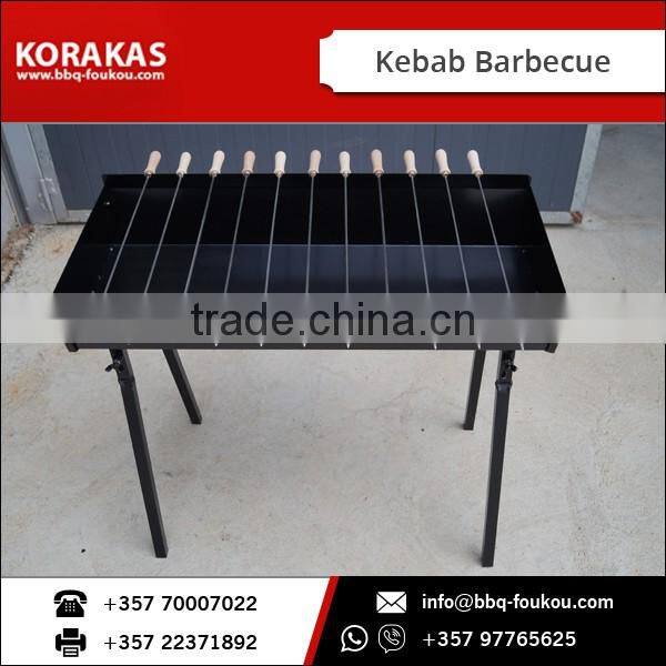 CE Approved Height Adjustable Kebab Barbecue Grill