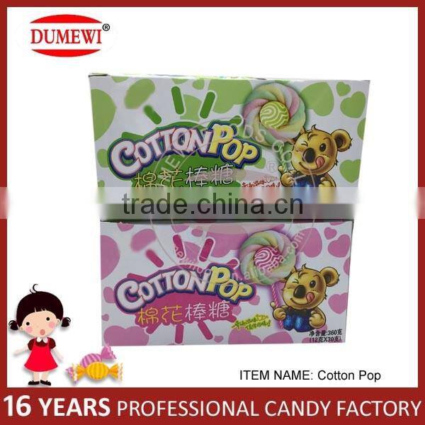 Twist Marshmallow with Fruit Flavor Lollipop Candy