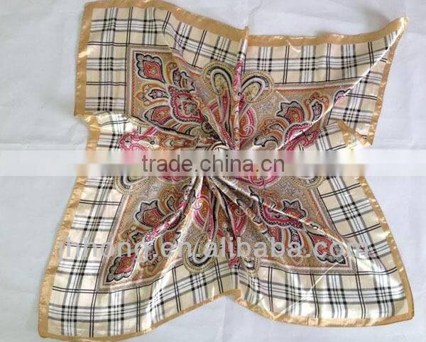 Emulation silk silk square scarf for all people