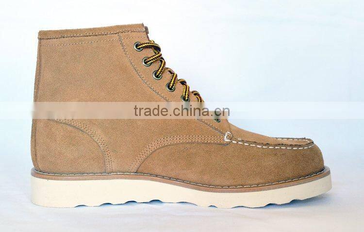 Moc Toe leather boots