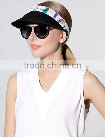 china factory lady sun hat /foldable hat /visor hat