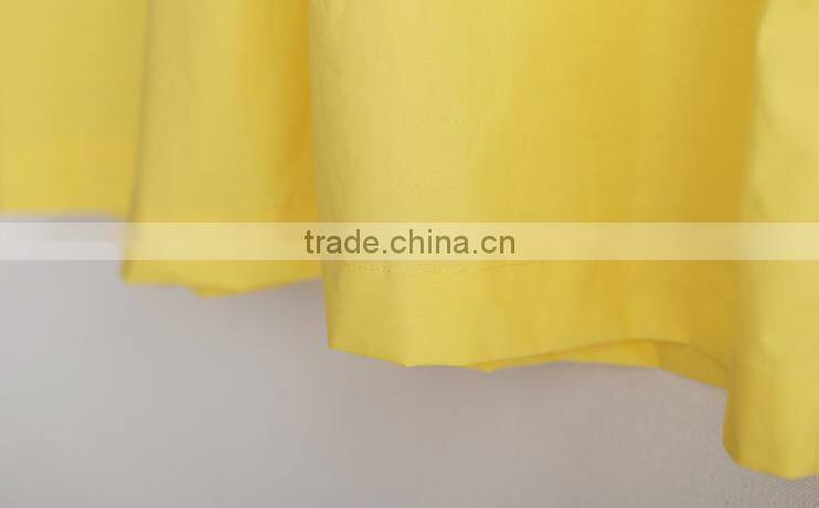 2016 New Pockets Design Women Shirt Dress