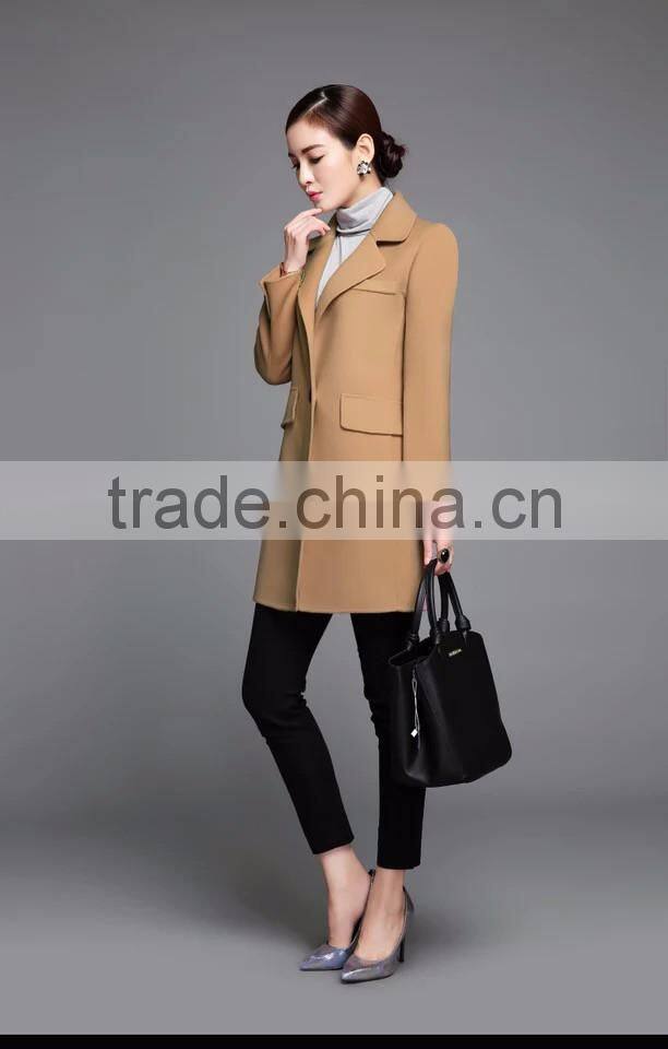 Winter parka coatkorean fur coat 2016 ,ladies fashionable wool coat