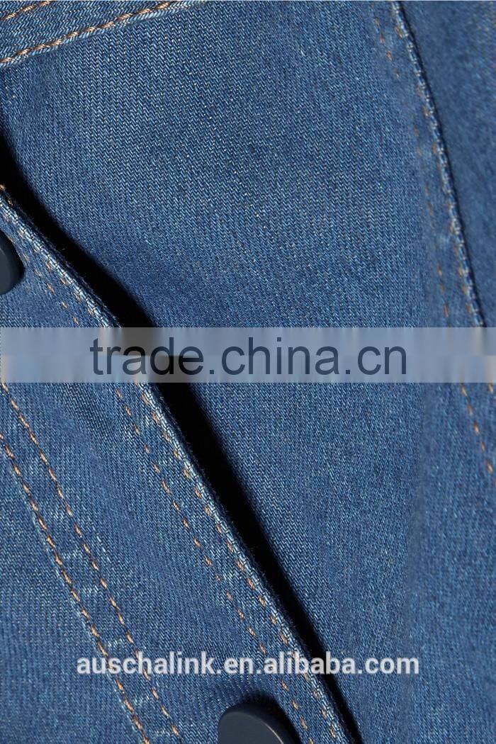 2016 new style high quality denim jacket women cheap made in china