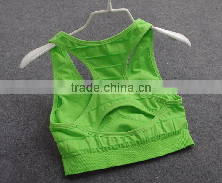 GZY 2015 wholesale hot sell girl sport seamless hot sex women's sports bra xxx