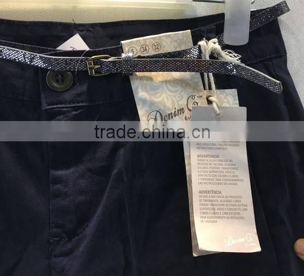 cheapest price 100%cotton pants goods in stock