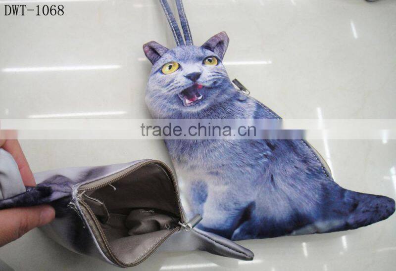 Fashion small pretty animal cute cat purse