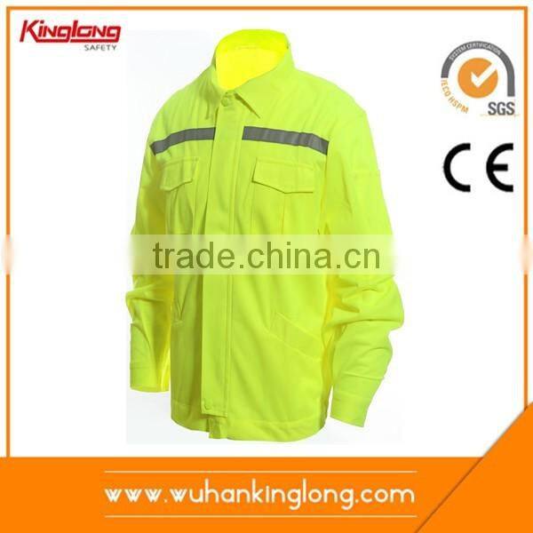 Security Safety Vest Jacket Reflective Strips Work Wear Uniforms Clothing