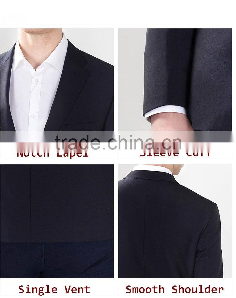 Casual Men'S Two Button Single Vent Fashion Suit Jacket Blazer For Sale