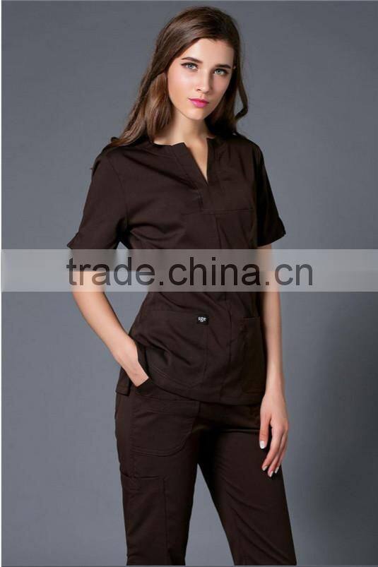 2016 Chinese factory competitive price wholesale hospital clothing Nurse uniform