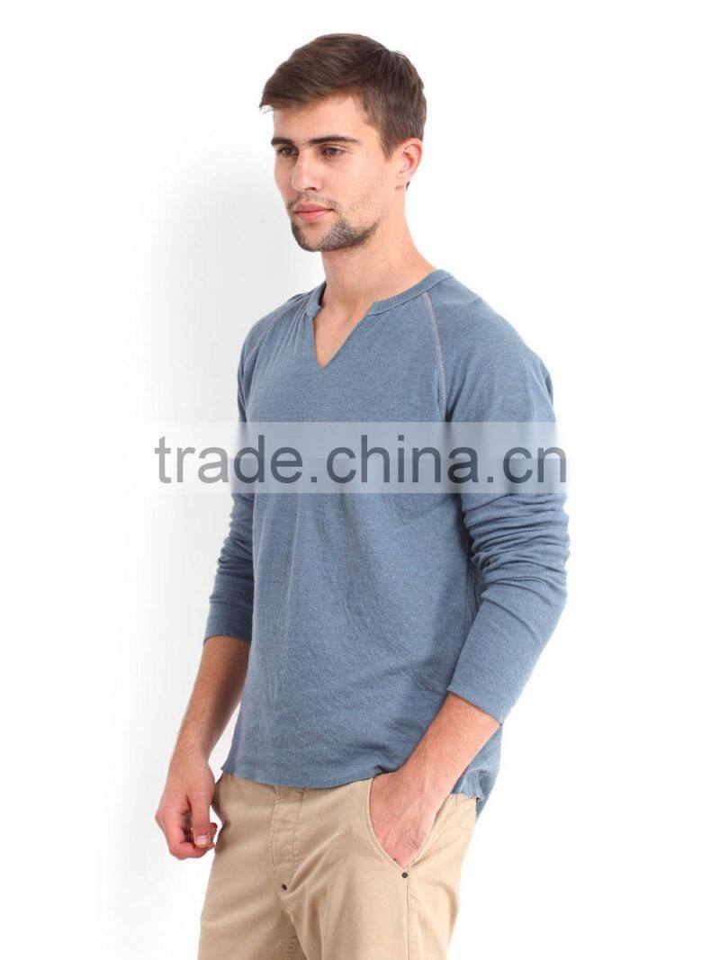 v neck sweatshirt, blank plain sweatshirt factory price