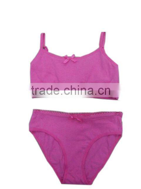 2 pack girl's beautiful underwear set sexy girls fashion lovely bra and pants