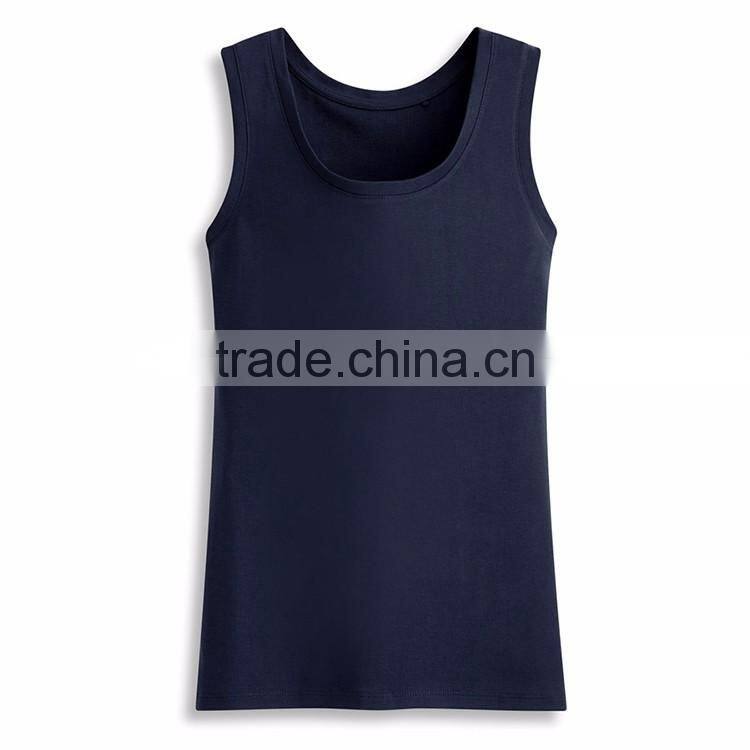 Bulk Latest Design Ladies Fitness 100 Cotton Wholesale Stringer Tank Top Women