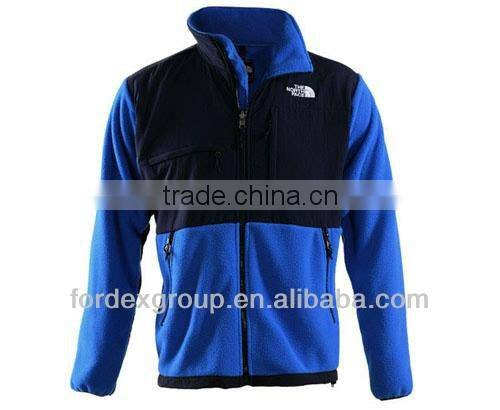 Mens Fleece Jacket with Hood & Zipper men fleece jacket