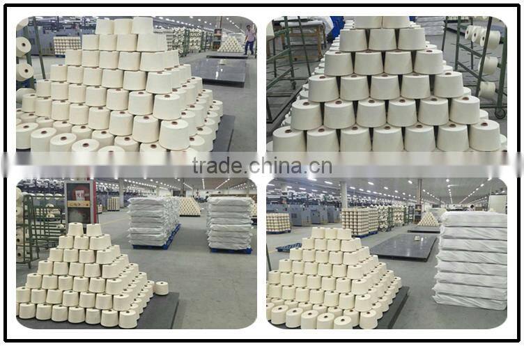 High quality NE30/1 T/C 65/35 30s combed blend yarn for knitting