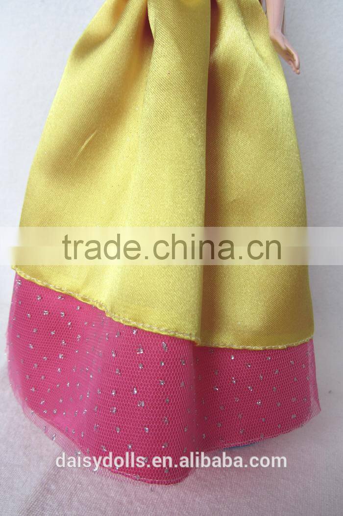 new products girls princess puffy dresses for 12 inch doll
