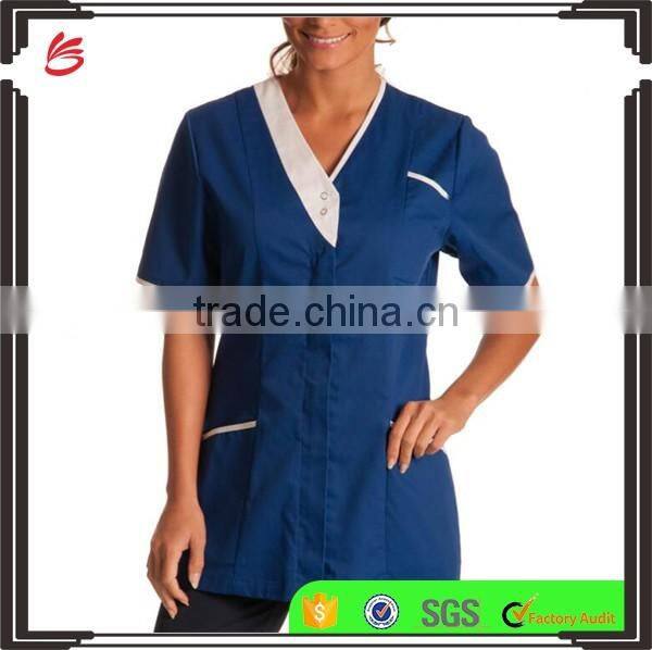 Wholesale custom made Fashionable Hospital Nursing Medical Uniform Design Comfortable cotton hospital scrubs