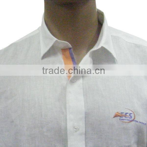 men's 100% linen shirts