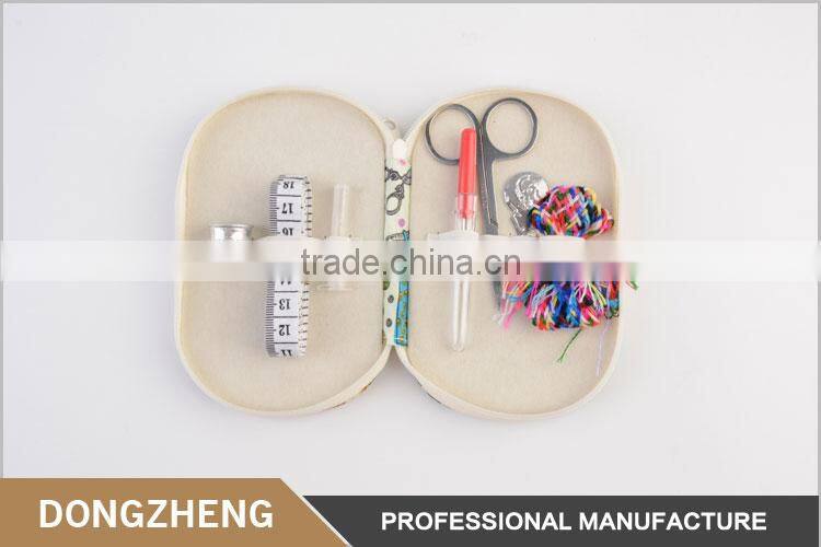 Hot sale professional good price mini travel knit sewing kit set box