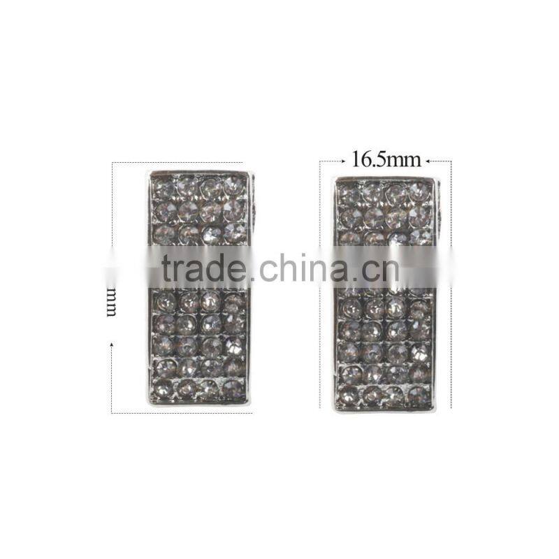 Saudi Jhumka Raw Material Diamond Hiphop Earrings Jewelry Wholesale