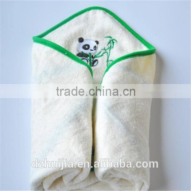 2016 China factory price good quality 100% bamboo baby hooded bath towel blanket