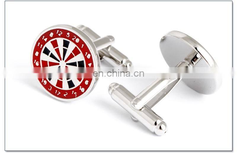 Dart Board Cuff link Funny Cheap Shirt Cufflinks Men