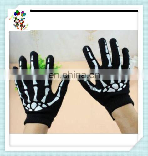 3D Skull Bones Hands Halloween Costume Adults Skeleton Party Gloves HPC-0965