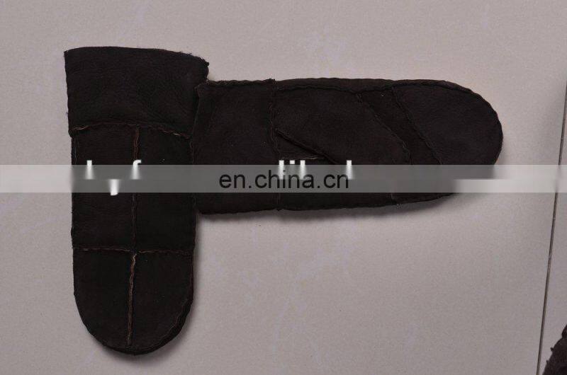 Real Genuine double-face sheepskin mittens 2013-11-13-1