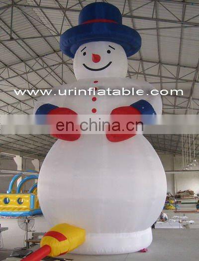 Snowman and Santa Claus Xmas inflatable chrismas model