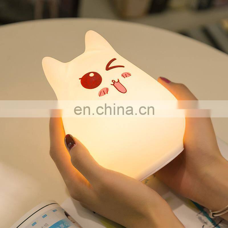 Wholesale cute fashion design animal LED night light for kids